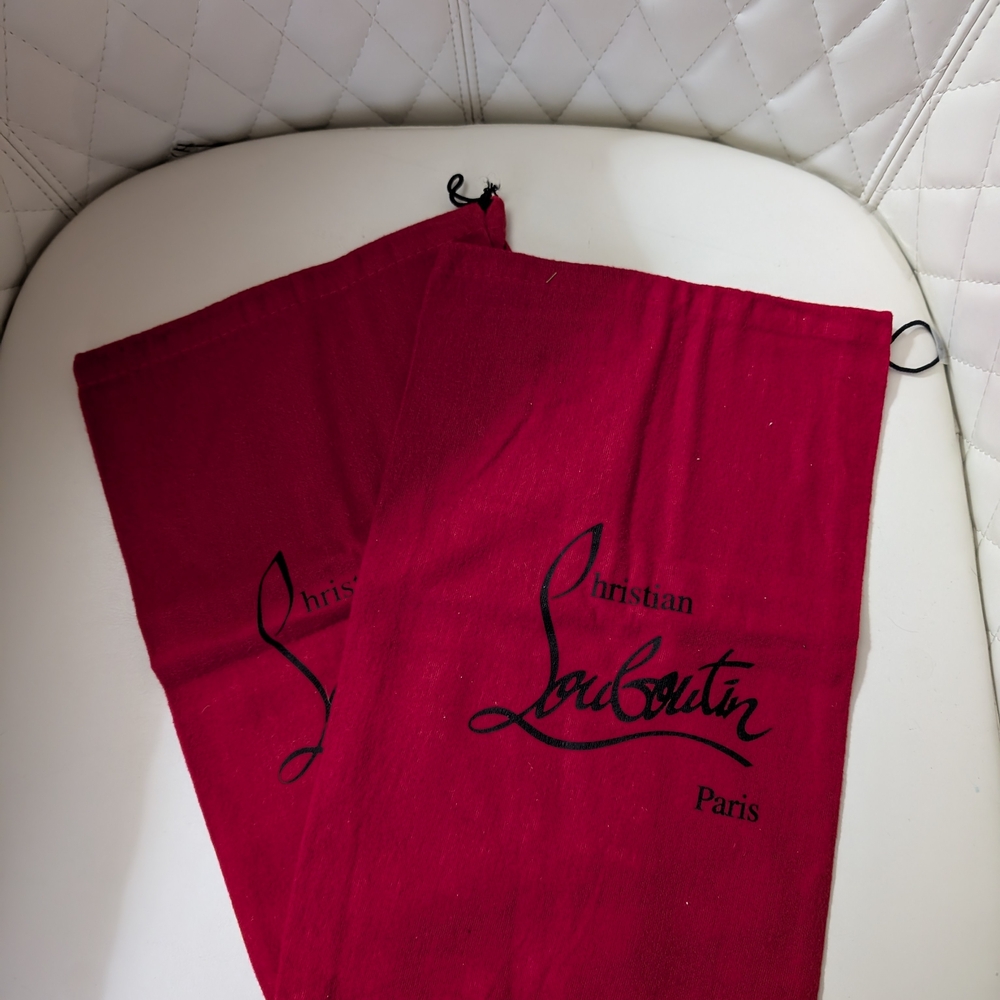 13 Designer Dust Bags LV, Celine, Prada, Louboutin, Manolo Blahnik, Tod’s, D&G - Picture 9 of 9